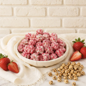 Çilekli Creamy Leblebi Draje - 100 Gr.