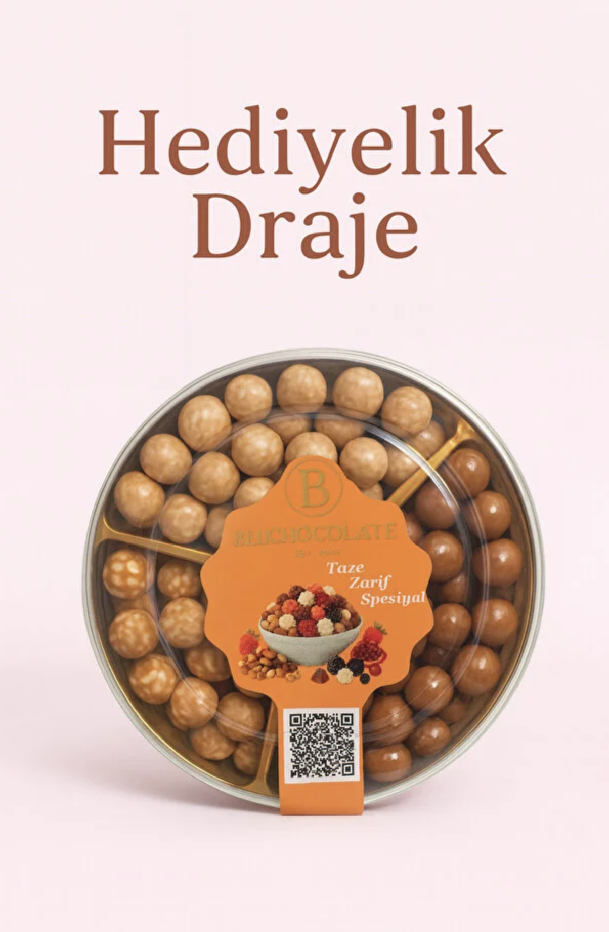 3'lü Leblebili Tatlar Hediyelik Draje Seti - 150 Gr.